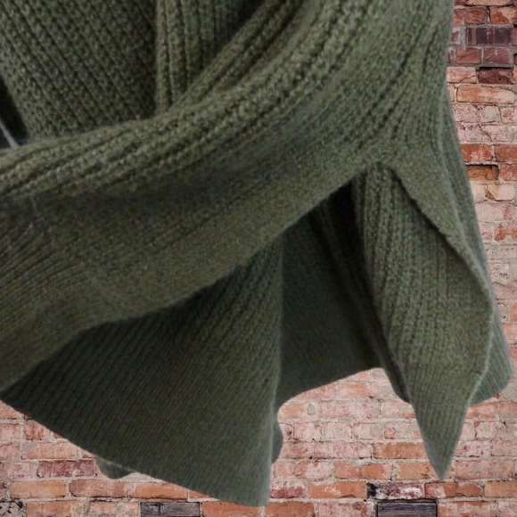 ABOUND By Nordstrom Olive Green Mock Turtleneck Sweater Size Xtr Small - Picture 7 of 10